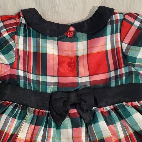 Infant Winter Holiday Dress - Picture 4 of 6